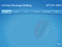 Tablet Screenshot of contractbeveragebottling.com